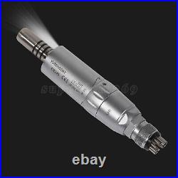 COXO Dental (LED) Low Speed Contra Angle Straight Handpiece Air Motor 4/6Hole UK