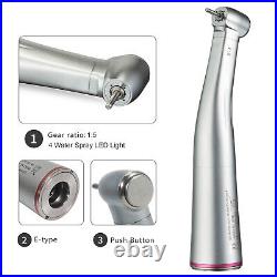 Dental 15 Electric Contra Angle Handpiece Fit NSK Red Ring Inner Spray UK
