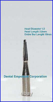 Dental Carbide Burs FG #1170 Domed Taper Fissure Cut High Speed HP 100 Package