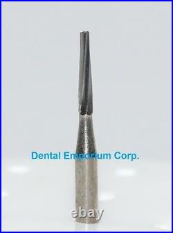 Dental Carbide Burs FG # 170L Tapered Fissure for High Speed HP 100 Package