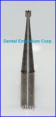 Dental Carbide Burs FG #33 1/2 Inverted Cone for High Speed HP 100 Package