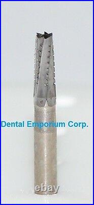 Dental Carbide Burs FG # 702 Tapered Fissure CrossCut High Speed HP 100 Pack