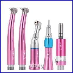 Dental Color High and Low Speed Handpiece Kit Contra Angle Straight Air motor