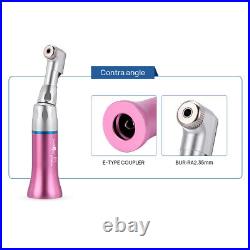 Dental Color High and Low Speed Handpiece Kit Contra Angle Straight Air motor