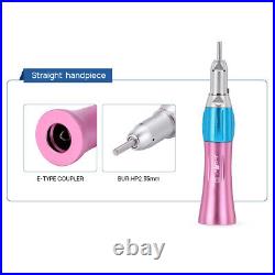 Dental Color High and Low Speed Handpiece Kit Contra Angle Straight Air motor