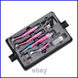 Dental Color High and Low Speed Handpiece Kit Contra Angle Straight Air motor