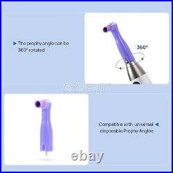 Dental Cordless Hygiene Prophy Handpiece 360° Swivel High Torque+2X Prophy Angle