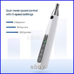 Dental Cordless Hygiene Prophy Handpiece 360° Swivel High Torque+2X Prophy Angle