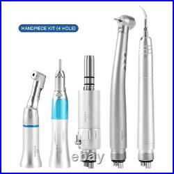 Dental E-generator High Low Speed Handpiece Air Scaler Latch Contra Angle Kit 4H