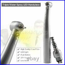 Dental E-generator LED High Speed Turbine Handpiece fit 4Hole Coupler YDKKM