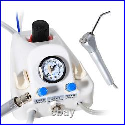 Dental High Low Speed Handpiece Kit & Portable Air Turbine Unit 4 Hole SN4 UK