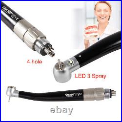 Dental High Speed/E-generator LED /Fiber Optic Handpiece 4/6H Coupler fit NSK UK