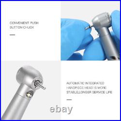 Dental High Speed Handpiece Fiber Optic E-Generator LED Push Button