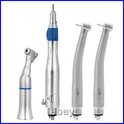 Dental High Speed Low Speed Handpiece Kit 2,4holes/ Diamond Burs Medium FG Grit