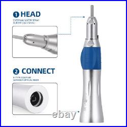 Dental High Speed Low Speed Handpiece Kit 2,4holes/ Diamond Burs Medium FG Grit