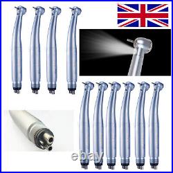 Dental LED High Speed Handpiece Generated Air Turbine Push Button Head 2/4 Hole