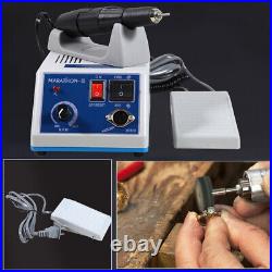 Dental Lab MARATHON Micromotor Polisher 35K rpm Handpiece Carbide Burs UK