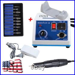 Dental Lab Marathon Electric Micromotor Polishing Unit / 35K rpm Motor Handpiece