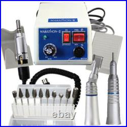 Dental Lab Marathon Micromotor N3 Polisher Polishing+35K RPM Handpiece & 10 Burs