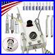Dental Portable 4 Hole Air Turbine Unit with Low & High Speed Handpiece Kit+Burs