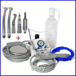 Dental Portable Turbine Unit 4 Hole with NSK Style High Low Speed Handpiece Kit