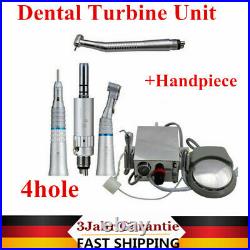 Dental Turbine Unit Work f/ Compressor Kompressor 4Hole High&Low Speed Handpiece