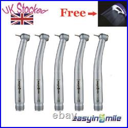 Easyinsmile High Fast Speed Standard Dental Handpiece 2Hole Push Button SMAX 5PK