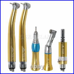 NSK Style Dental PANA-MAX High Speed Handpiece Low Speed Set Latch 4H Gold-UK