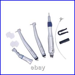 NSK Style Dental Push High & Low Speed Handpiece Kit Sraight Contra Angle Motor