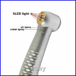 OLED+ 5LED E-Generator Dental High Speed Fiber Optic Handpiece 2/4Holes