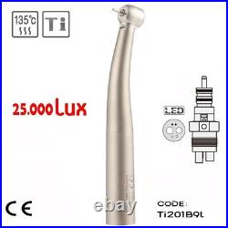 Torque Head Dental High Speed Fiber Optic Handpiece For Bien Air Unifix Coupling