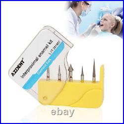 UK 5pcs/kit Dental Diamond Burs Tooth Drill Set Interproximal Enamel High Speed